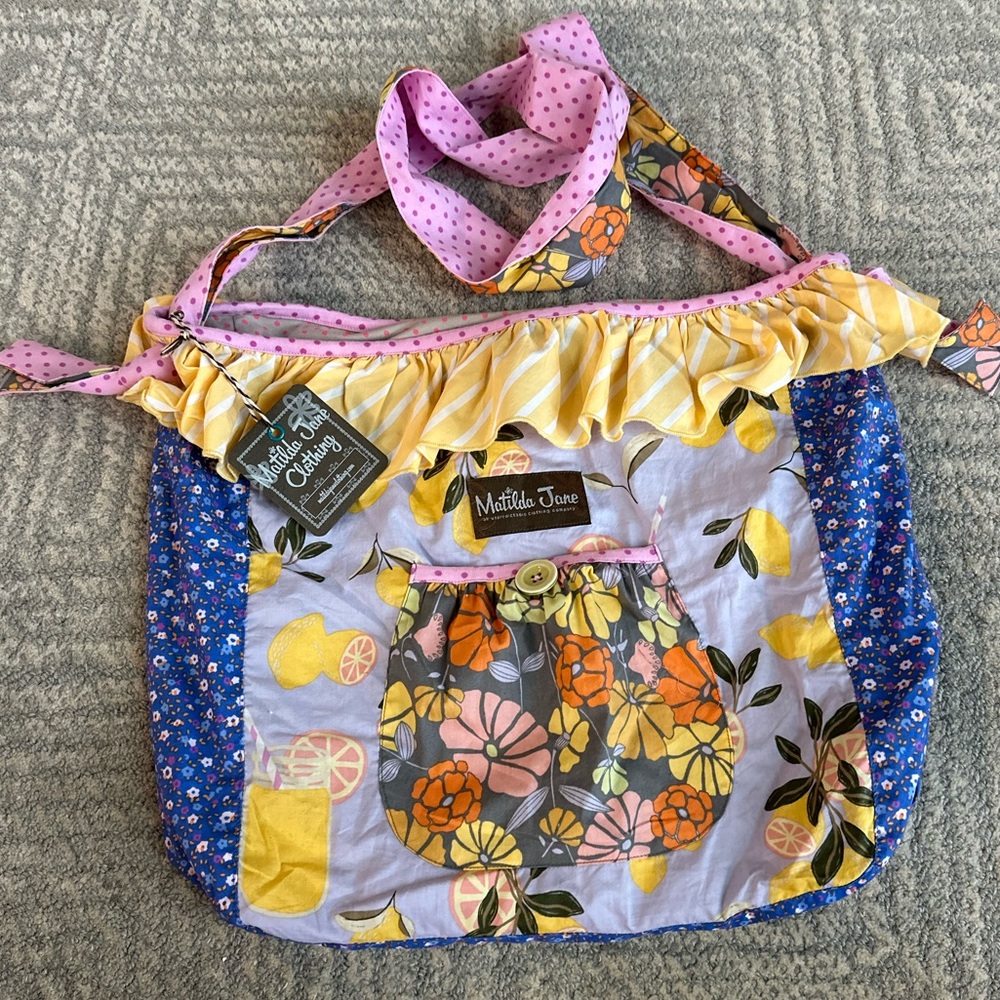 🍋 NWT Matilda Jane Crossbody Bag Spring & Summer Whimsical Design Lemon Zest - Picture 2 of 6